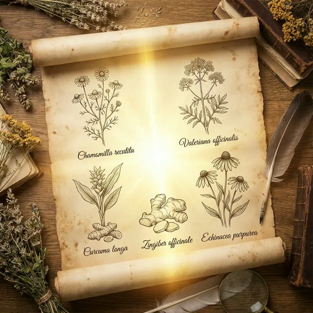 Pergamino botánico ancestral